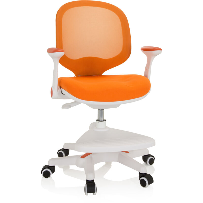 Kinderstuhl / Kinderschreibtischstuhl Kid Ergo Mitwachsend Stoff/netzstoff Orange Hjh Office