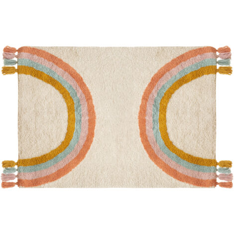 Kinderteppich Carte Baumwolle - B 100 x T 1 x H 150 cm - 100x150 cm