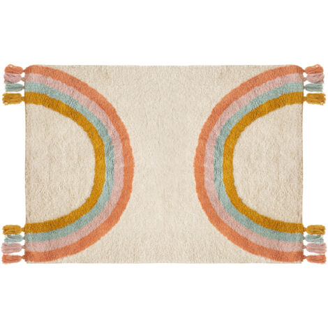 Kinderteppich Carte Baumwolle - B 100 x T 1 x H 150 cm - 100x150 cm
