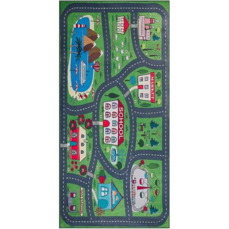 Kinderteppich TUTAK Grün 80 x 150 cm