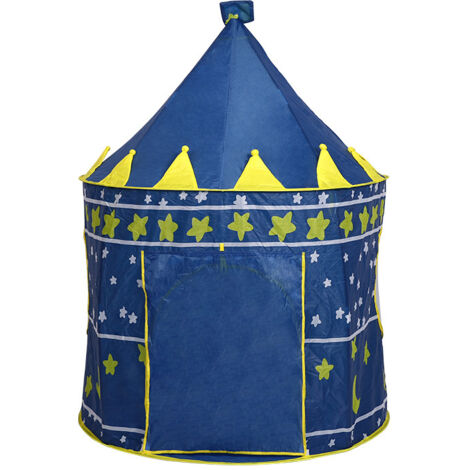 Kinderzelt – Burg/Palast für Haus und Garten – Blau