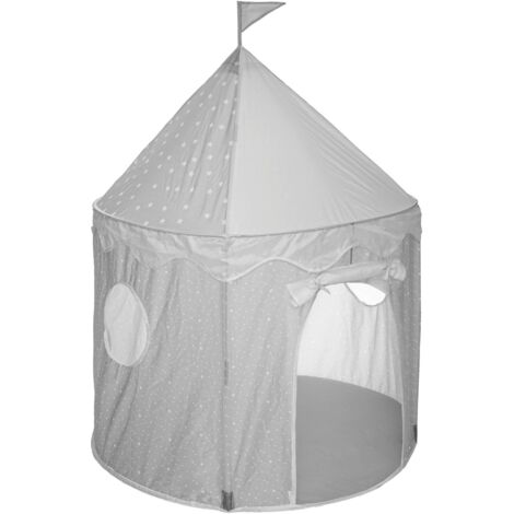 Kinderzelt Pop-up - grau