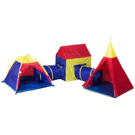 VIKING CHOICE Kinderzelt-Set 5-in1 – inklusive Tunnel – Spielzelt