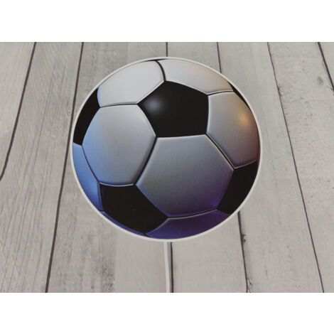 Kinderzimmer Wandlampe Fußball, Schalter und Stecker, Ø 25cm