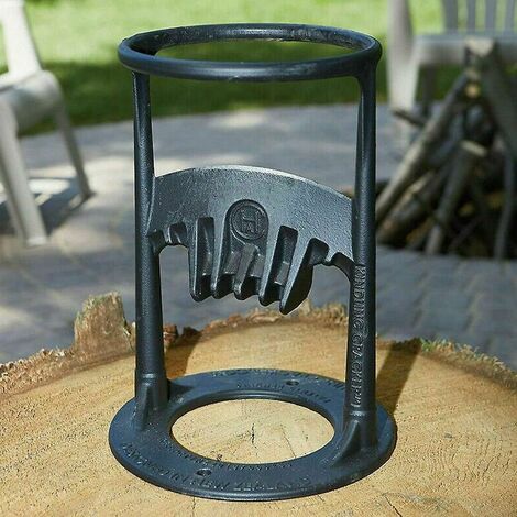 Kindling Cracker Bûche de bois de chauffage Kindling Splitter Ornement décoratif
