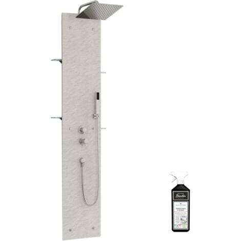 Columna de ducha termostática con repisa Roca Deck