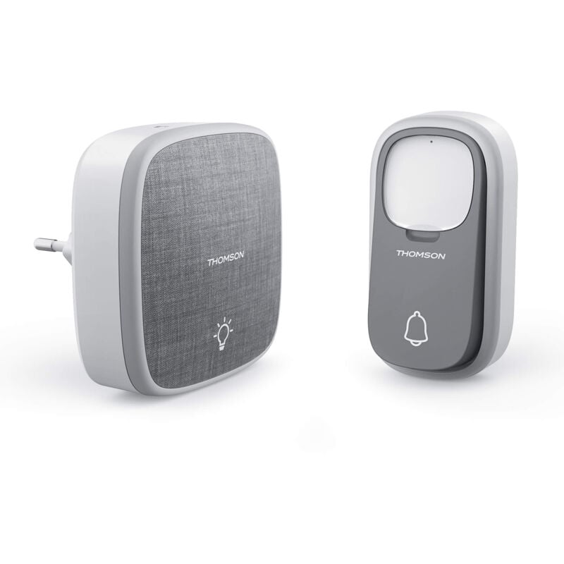 Thomson - Carillon à brancher, sans fil sans pile - Kinétic Halo Plug - 513133