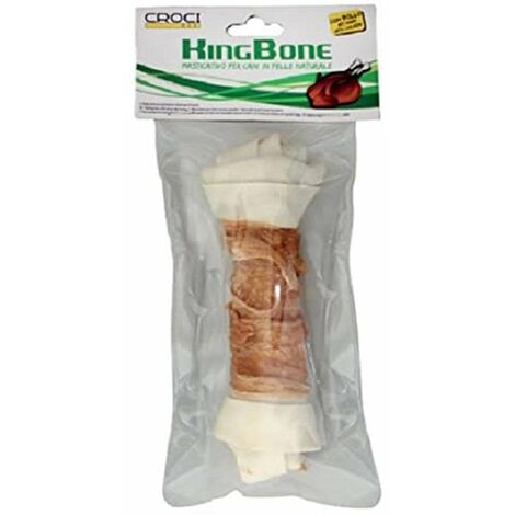 King Bone Os de 18 cm avec viande de poulet 6 paquets de 1 pièce