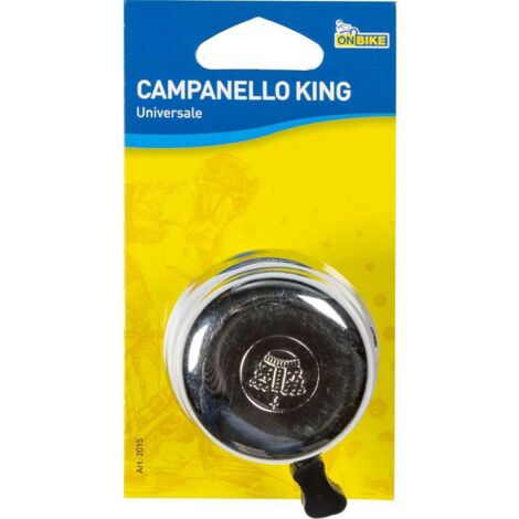 King campanello bici universale in ferro cromato