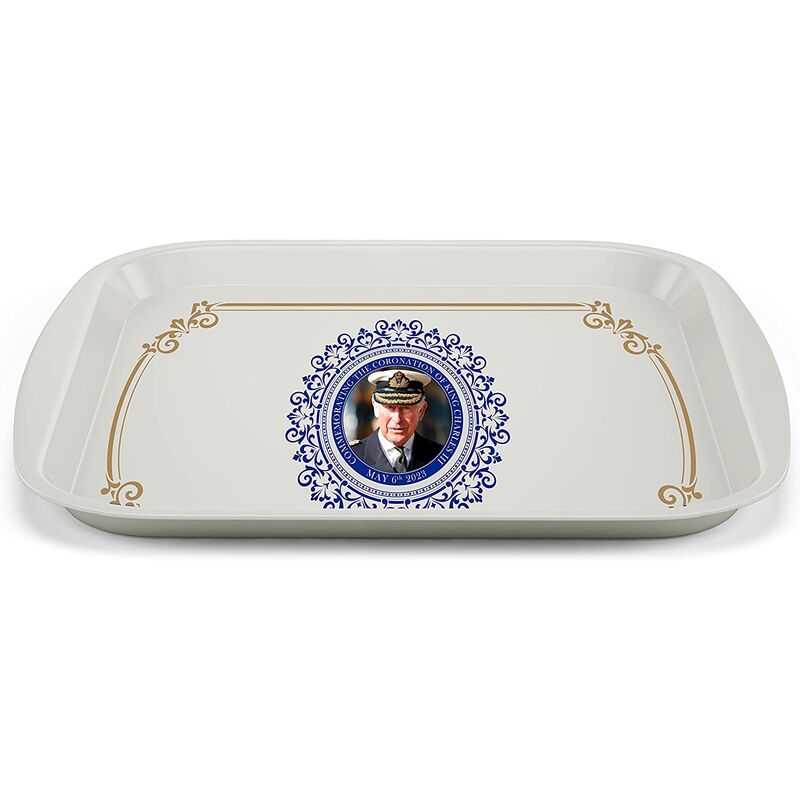 King Charles iii Portrait Memorabilia Coronation Commemorative Small Tray