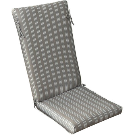 KING - cuscino alto con doppia cucitura idrorepellente a righe