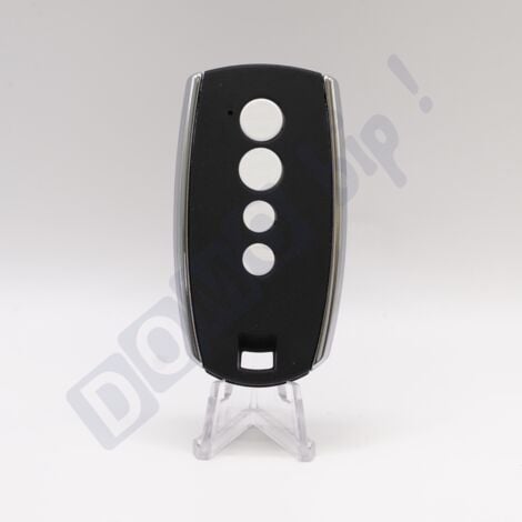 King Gates Fernbedienung Stylo 4K Schwarz - Frequenz 433.92 MHz - 4 Kanäle - Rolling Code Sicherheit - Reichweite bis zu 150m - Kompatibel mit Motorisierten Toren und Türen