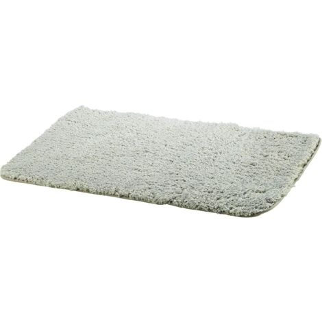 King Home ANTI-SLIP GRAU Mikrofaser 70x45 cm BADEZIMMERTEPPICH