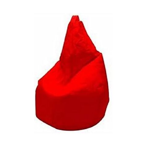 King Home Fußhocker 80x120h cm mit abnehmbarem Bezug rot