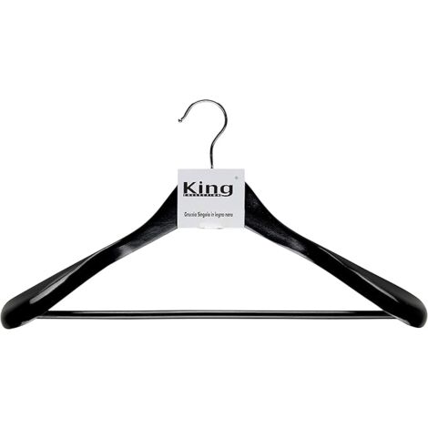 King Home GRUCCIA SING. C/SPALLA LEGNO NERO QUALITA "A" 45x4,5x24h cm