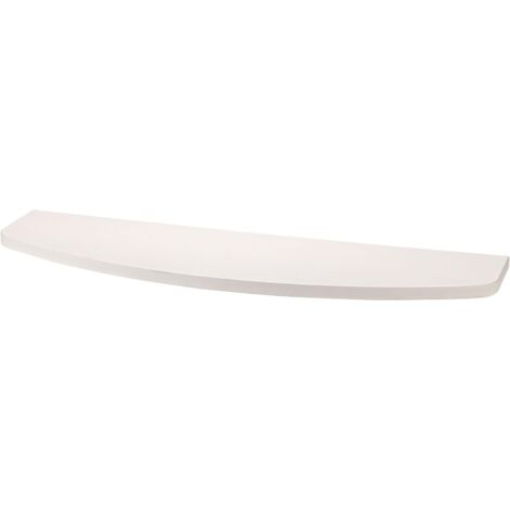 King Home HOLZSTEINSCHALEN KANTEN AUF 3 SEITEN WEISS(cm 70x2x20) 4 STÜCK KARTON