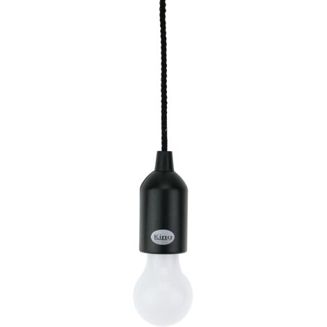 King Home LAMPADA LED K-LIGHT A BATTERIA PICCOLA NERA 5x130h cm