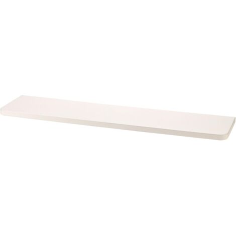 King Home MENSOLA IN TRUCIOLARE NOBILITATO BORDATO SU 3 LATI BIANCO(cm 70x2x20) CARTONE DA 4 PEZZI