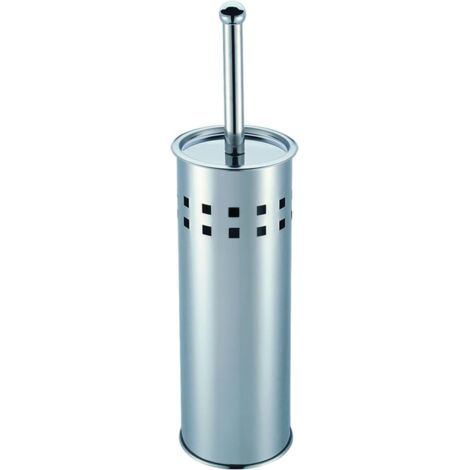 King Home PORTASCOPINO con fori in acciaio 10x39h cm