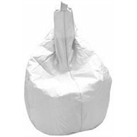 King Home Pouf Comodone 80x120h cm sfoderabile bianco