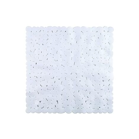 King Home STONE WHITE PVC DUSCHTEPPICH 52x52 cm