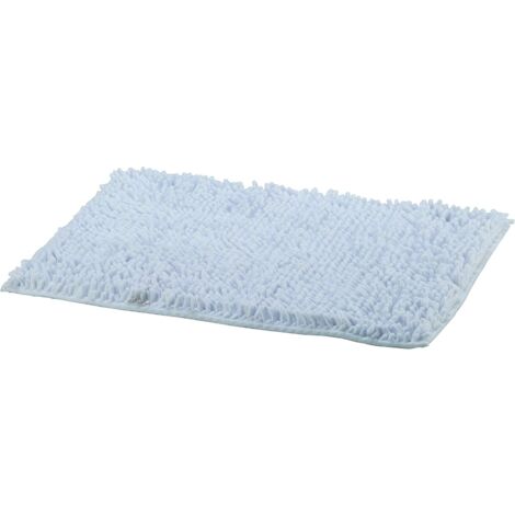 King Home TAPPETO BAGNO ANTISCIVOLO BIANCO in ciniglia 60x40 cm