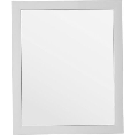 King Home WANDSPIEGEL CM 56X46 MIT WEISSEM RAHMEN