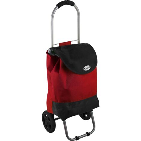 King Home WATERPROOF BICOLOR RED TROLLEY 32x25x88h cm rot/schwarz