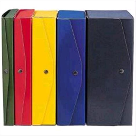 King Mec Scatola Portaprogetti Project Dorso 10 Cm Blu A4 Conf. 5 Pz