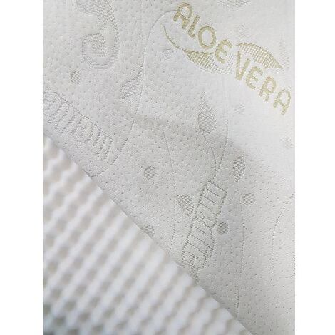 Surmatelas en MemoryFoam 170x190 - haut de 5 cm, déhoussable, tissu AloeVera | Topper H5