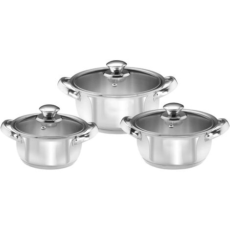 Cooks Standard Pot en acier inoxydable Stock 6-Qt avec Couvercle Ustensiles de Cuisine Chaudière cuisson