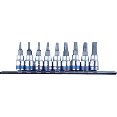 King Tony - 2,44,8 mm set di chiavi a scatola con bit a torx