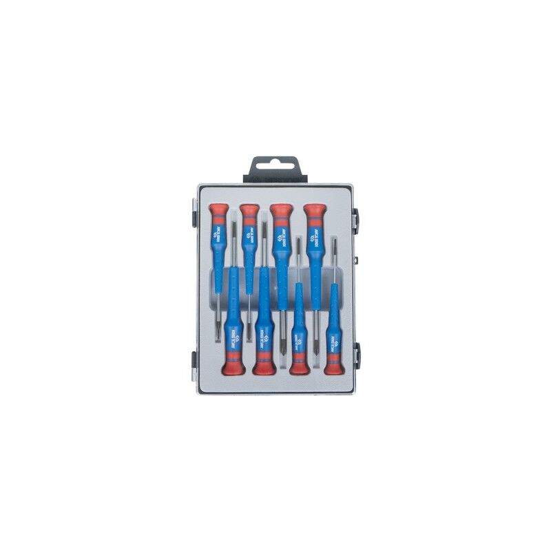 King Tony - Jeu de 8 tournevis de précision Phillips et à fentes