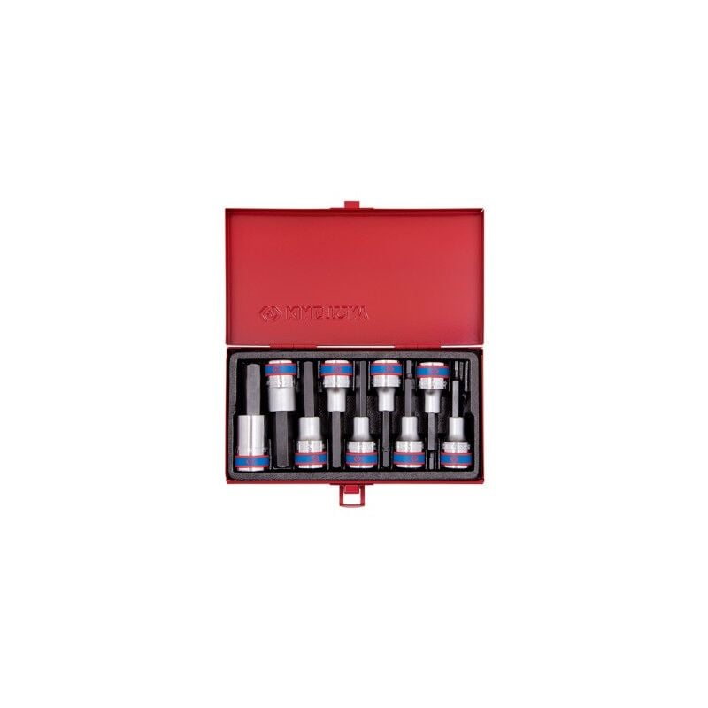 King Tony - Coffret de douilles longues 1/2 mâles, 9 pièces