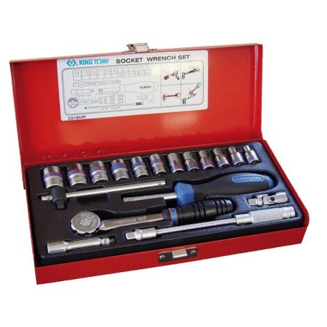 KING TONY - Coffret 1/4"  18 pièces