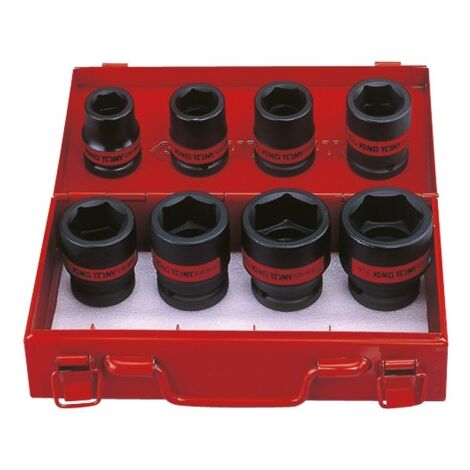 KING TONY - Coffret choc 3/4"  8 pièces en pouce