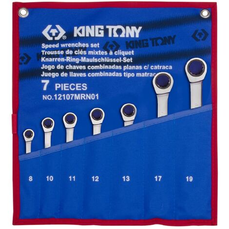 Plateau EVAWAVE de clés mixtes métriques - 26 pièces - KING TONY