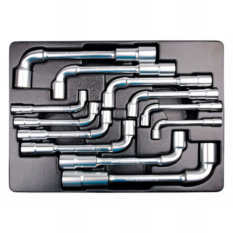 KING TONY - Thermoformé 12 clés à pipe 8, 10-14, 16-19, 22, 24mm