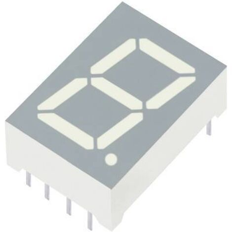 Kingbright Afficheur 7 segments rouge 13.2 mm 1.85 V Nombre de chiffres: 1 SC52-11SURKWA V373311