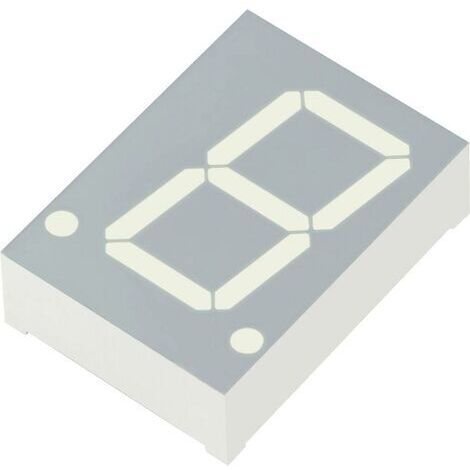 Kingbright Afficheur 7 segments rouge 20 mm 2 V Nombre de chiffres: 1 SC08-11EWA Q87955