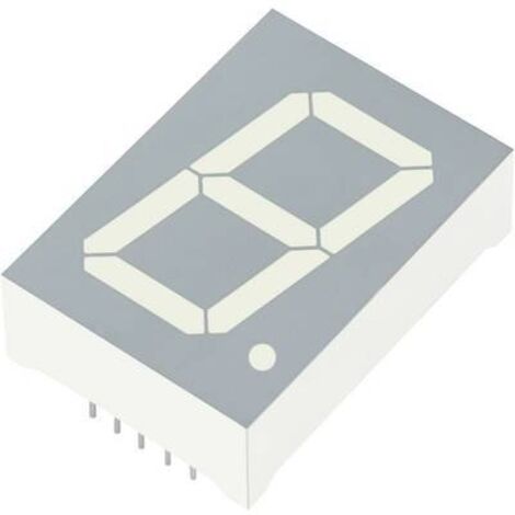 Kingbright Afficheur 7 segments rouge 25.4 mm 3.7 V Nombre de chiffres: 1 SA10-21SURKWA V373801