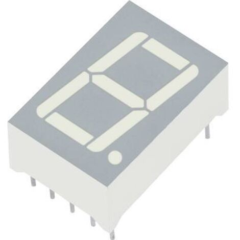 Kingbright Afficheur 7 segments vert 13 mm 2.2 V Nombre de chiffres: 1 SC52-11GWA Q87589