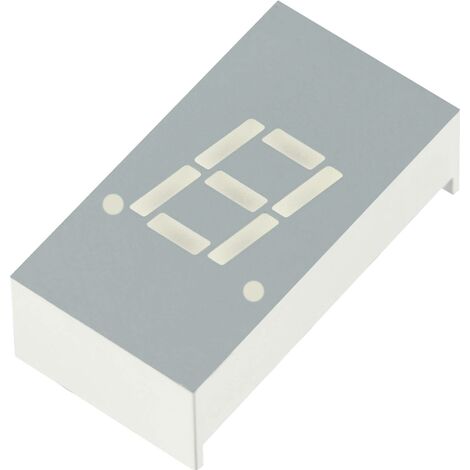 Kingbright Afficheur 7 segments vert 7 mm 2.2 V Nombre de chiffres: 1 SA03-55GWA Q87967