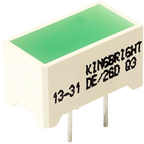 Kingbright DE/2GD LED-Bargraph 2fach Grün  (L x B x H) 14 x 7.5 x 8 mm