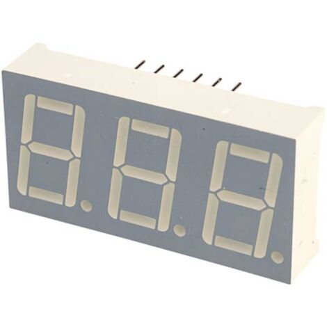 Kingbright Display a 7 segmenti Rosso 2 V BA56-12EWA
