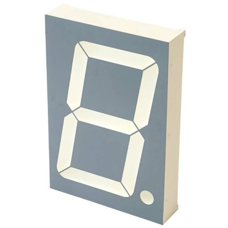 Kingbright Display a 7 segmenti Rosso 8 V SC23-12EWA