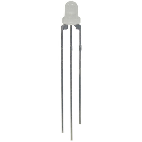 Kingbright L-115VGYW LED mehrfarbig Grün, Gelb Rund 3 mm 30 mcd, 24 mcd 60 ° 24 mA 2.2 V, 2.1 V