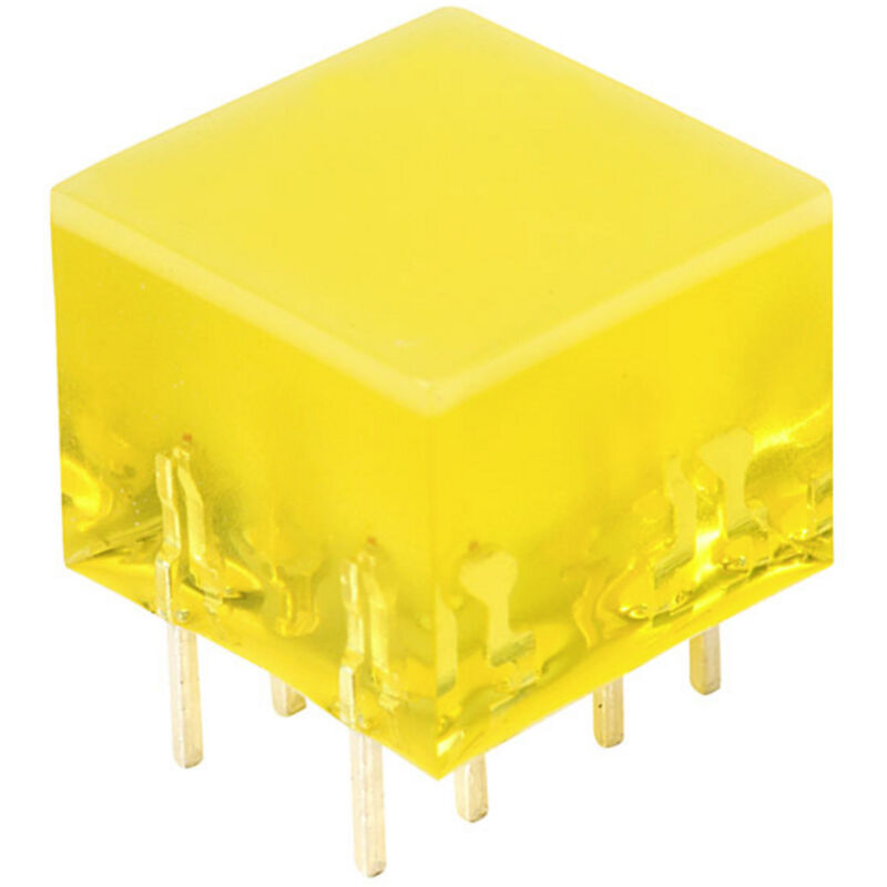 Kingbright L-875/4YDT LED-Bargraph 4fach Gelb (L x B x H) 10 x 10 x 8 mm
