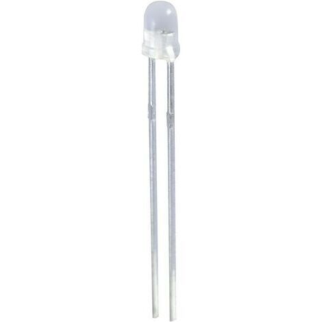 Kingbright L-937IID LED multicolore rouge, rouge rond 3 mm 4 mcd, 4 mcd 60 ° 20 mA 2 V V371301