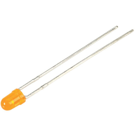 Kingbright  LED bedrahtet  Orange Rund 3 mm 20 mcd 40 ° 30 mA 2 V